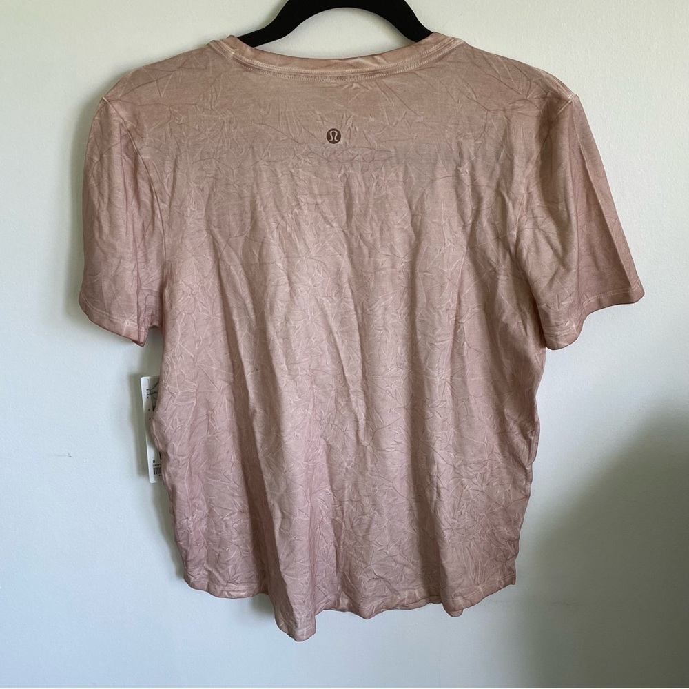Nwt 🆕 Lululemon Love Crew T-Shirt in Summit Wash Smoky Topaz • US 8 - Picture 6 of 13